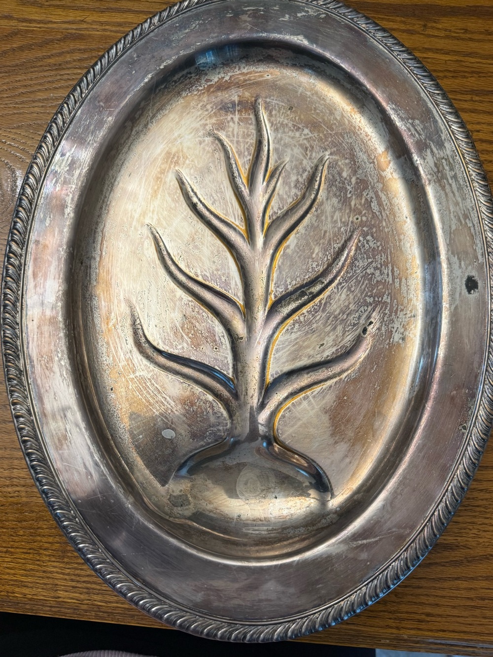 WM Rogers, silver plated #810 platter